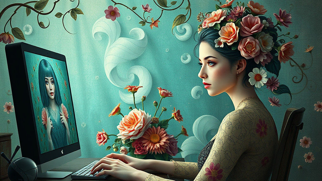 Woman's Imagination Bursts Forth as Expressionist Art