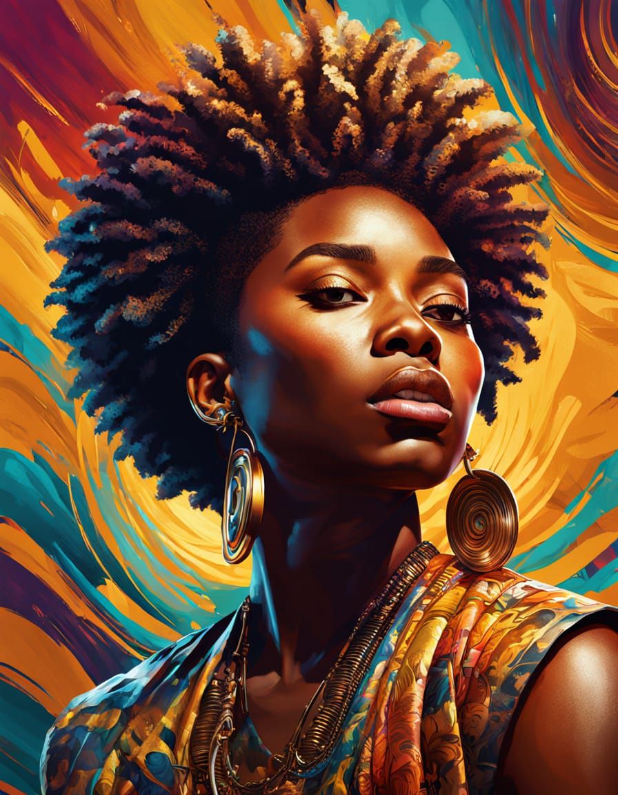 Afrobeats Singer Performs with Energetic Tropical Rhythms in...