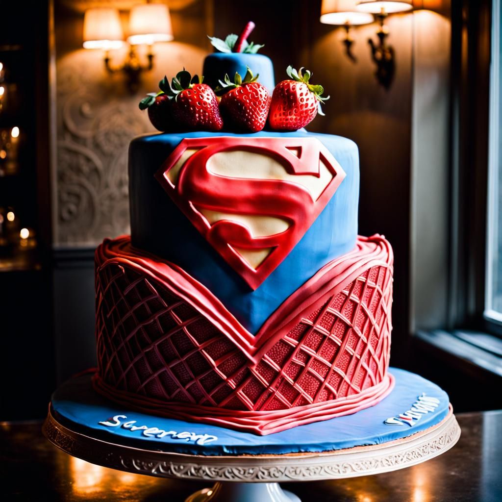 Clark Kent's Strawberry Cake, Smallville 🍰🦸🏻‍♂️🍓