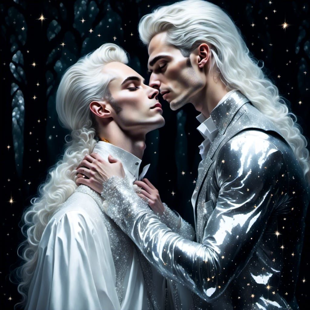 Luminous Embrace: Gay Elves in Love