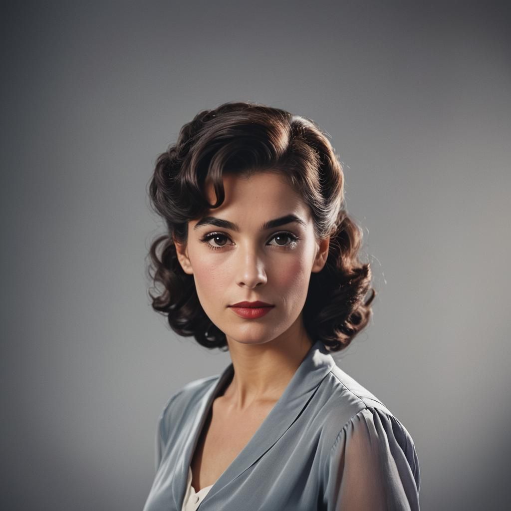 Maria from West Side Story: 1950s Portrait