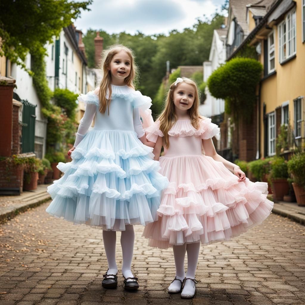 Frilly dresses