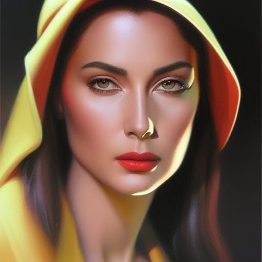 Carmen Sandiego in Film Noir Style