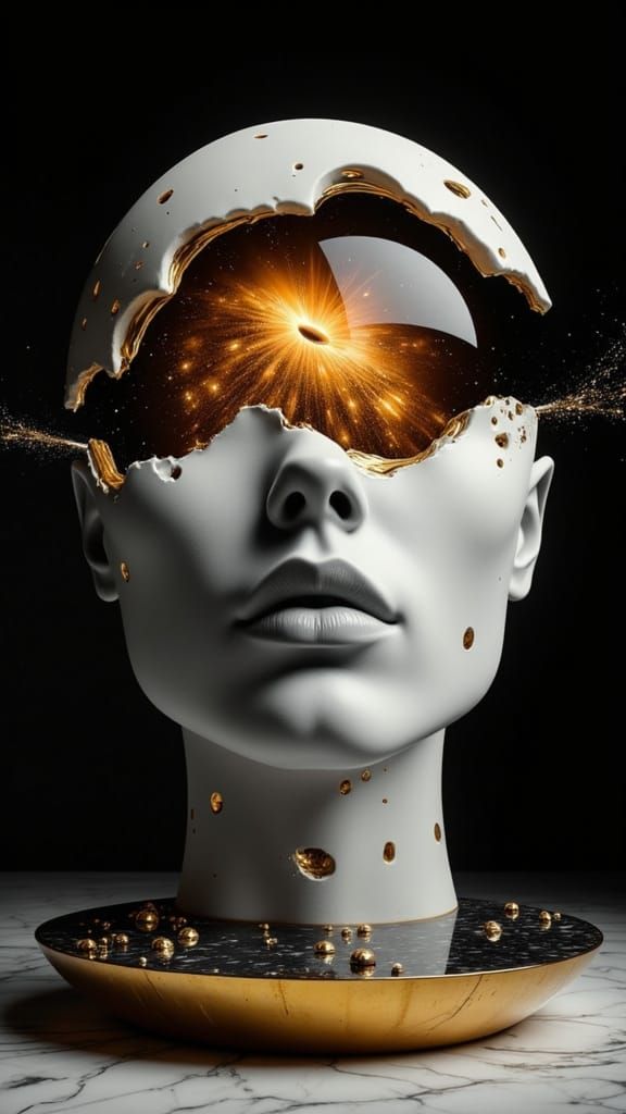 Surreal Spiral Sculpture Reveals Dreamlike Galaxy