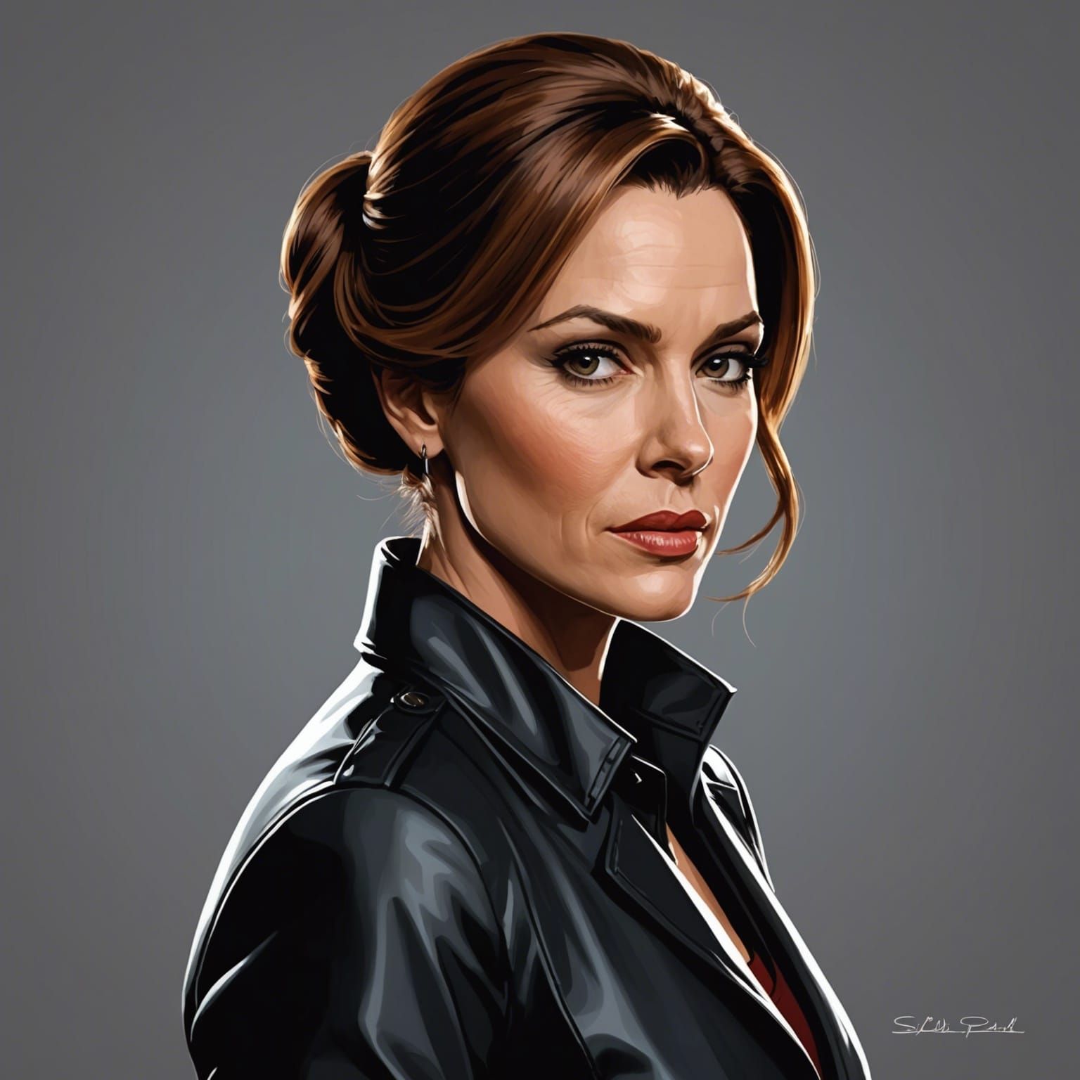 Miss Parker from The Pretender AI Portrait