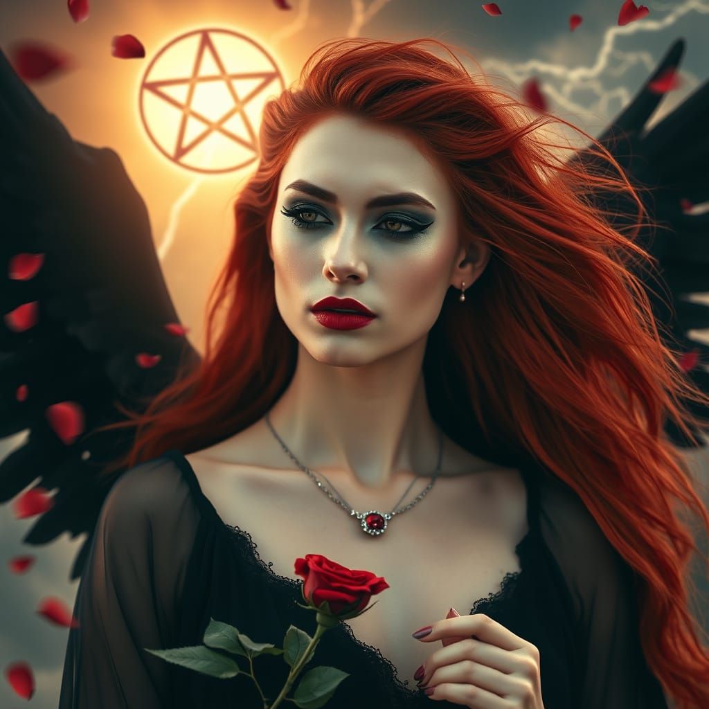 Goddess in Fiery Splendor