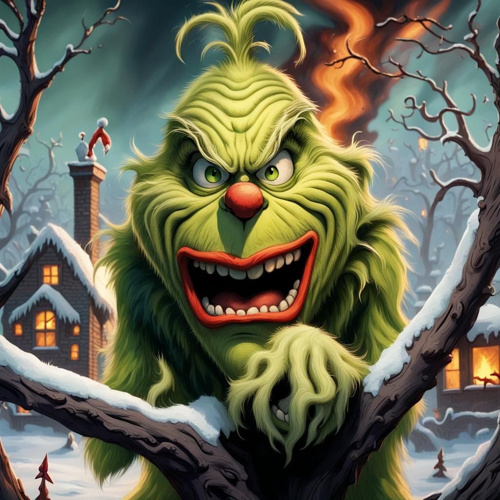 Scary Grinch Rampage in Whoville: Christmas Horror
