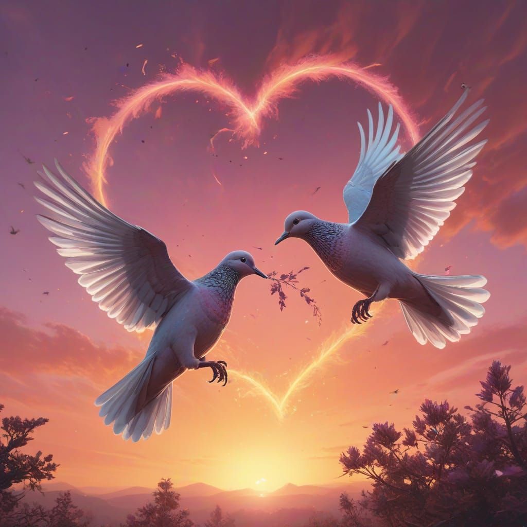 Doves in Cosmic Harmony