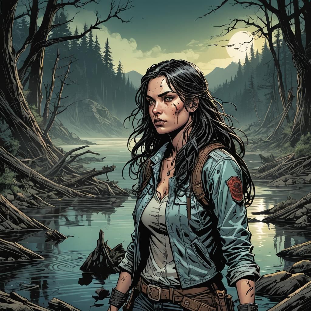 Maria Lynn Stalphose: Comic Book Art Portrait