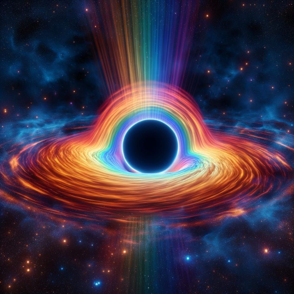 Cosmic Rainbow Anomaly in Outer Space