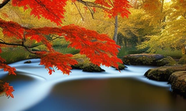 Colorful Autumn Leaves Display