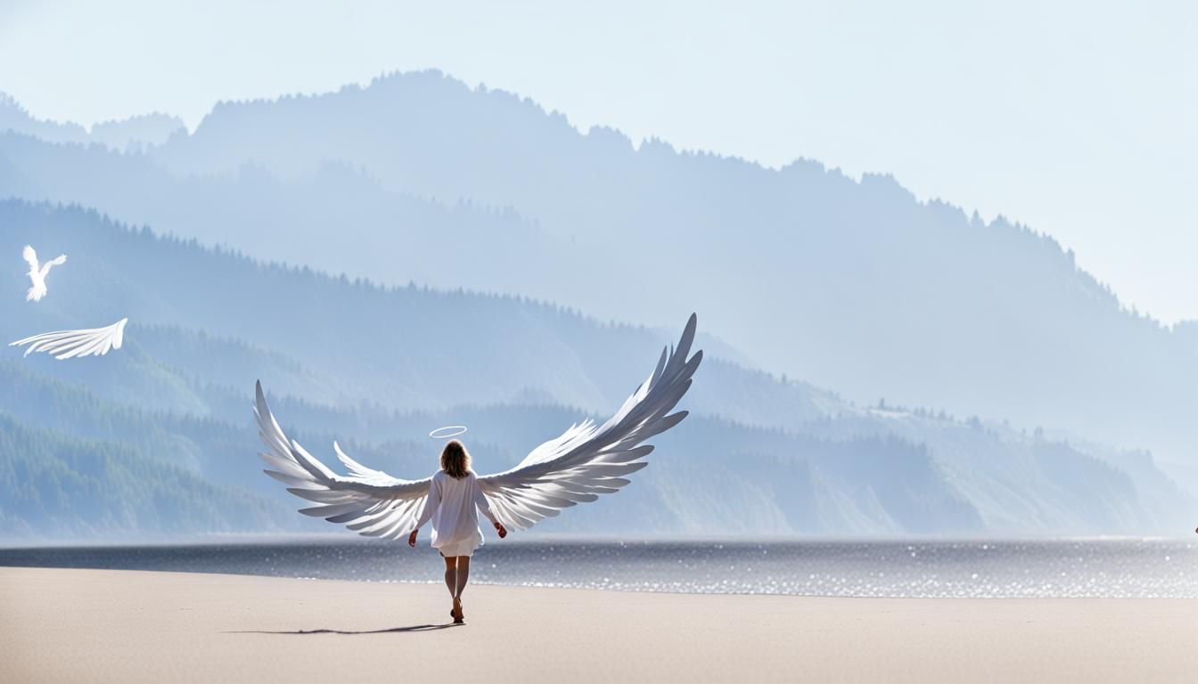 Tereza with Angel Wings