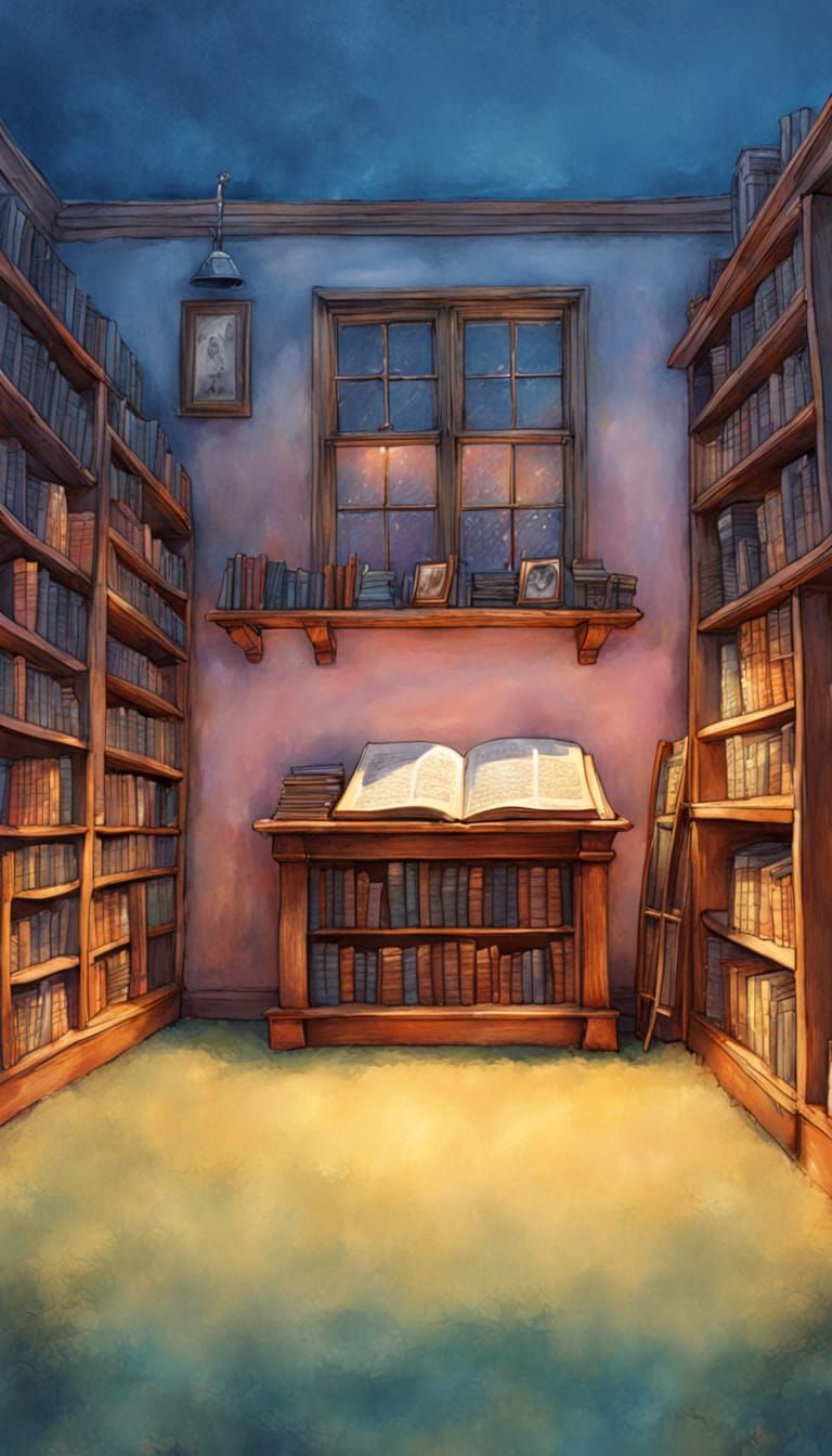 Charming Bookshop in Brambly Hedge Style