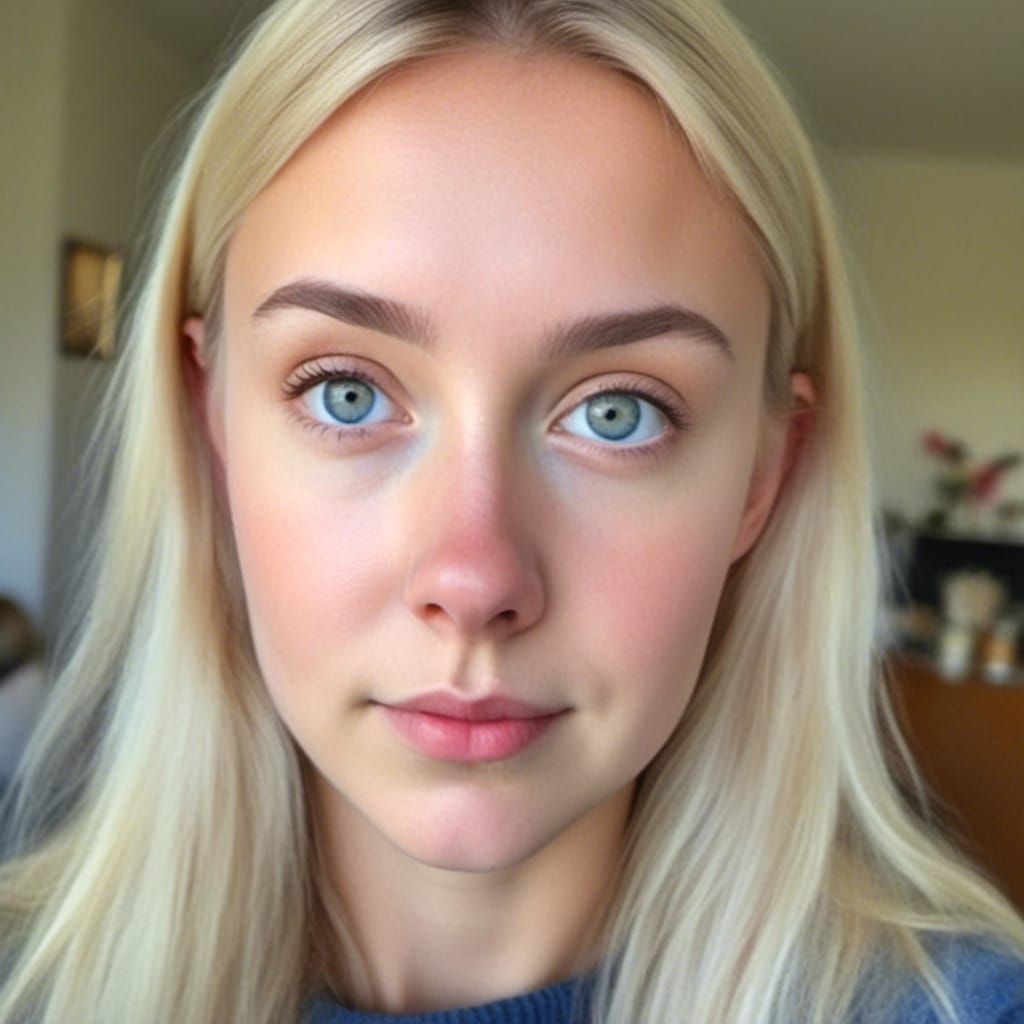 Beautiful Trans Woman Close-Up Portrait