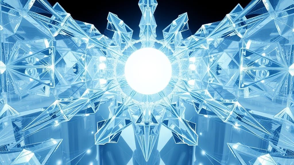 Icy Quantum Computer Simulation in Constructivist Geometry