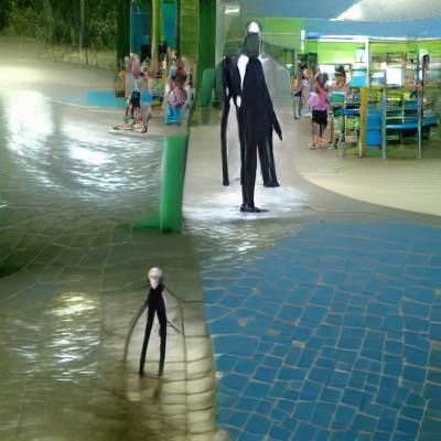 Slenderman at the Waterpark