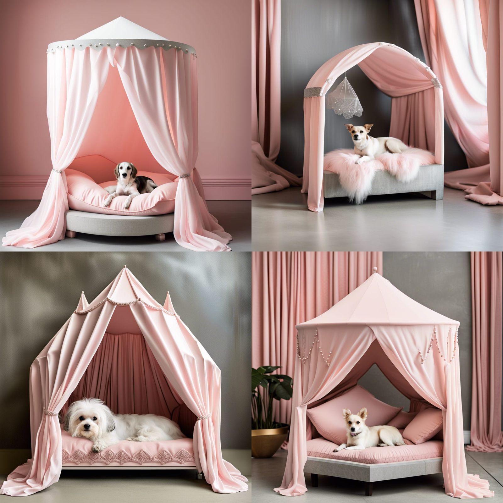 Princess pet beds