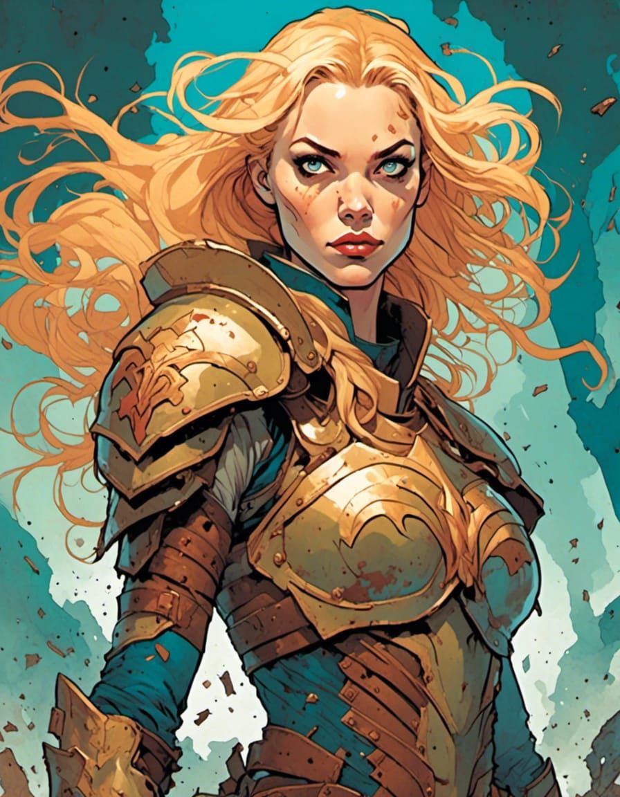 Norse Goddess of War Comic Book Cover