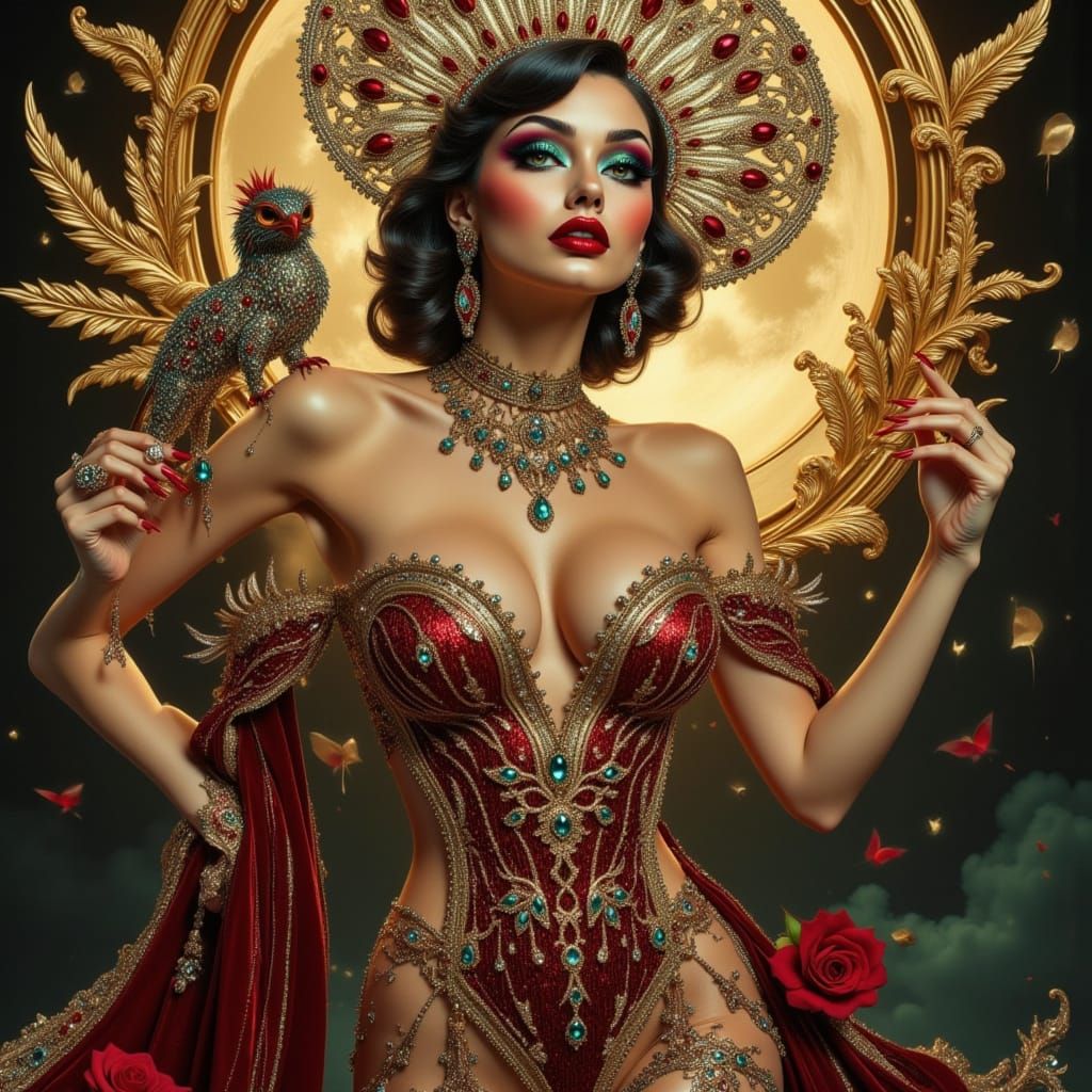 A Burlesque Goddess of Excess