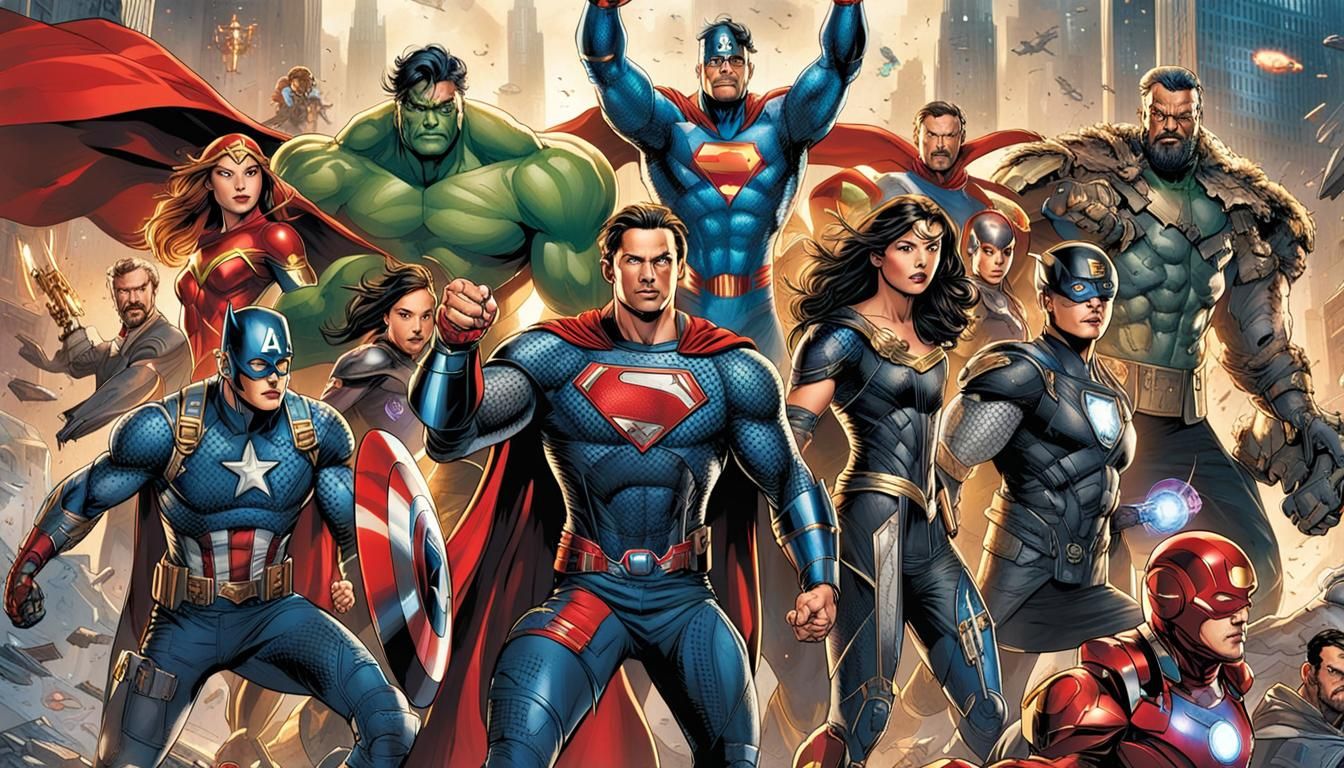 Avengers and Justice League Unite to Save Universe