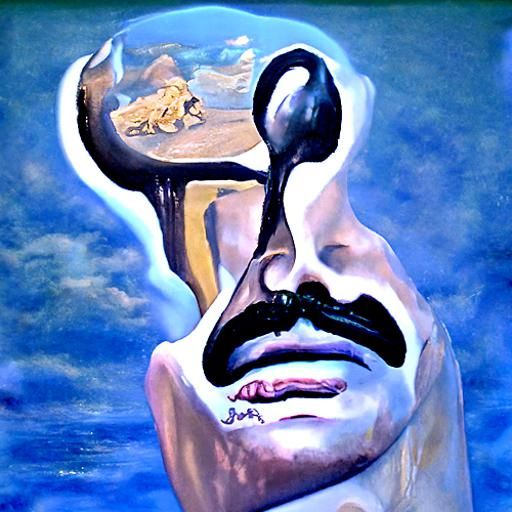 Surreal Portrait in the Style of Salvador Dali