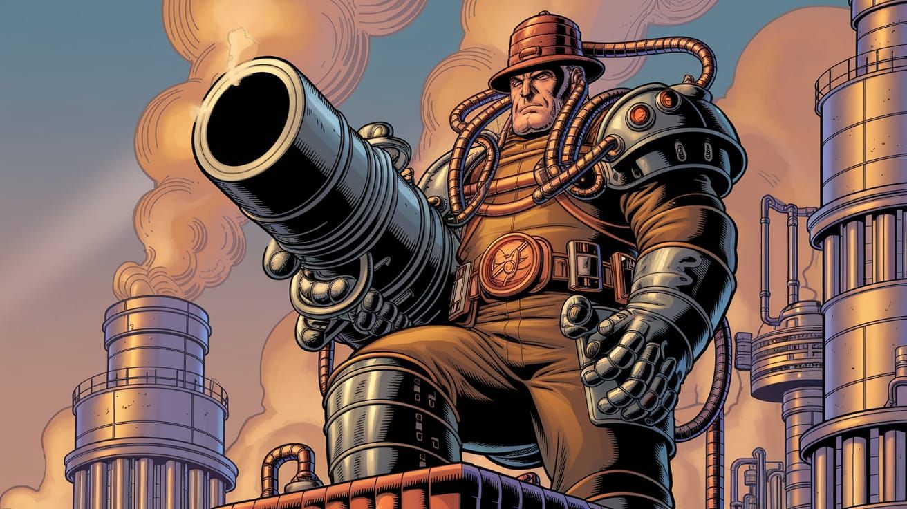 The Steam Baron, a ruthless industrialist with a penchant fo...