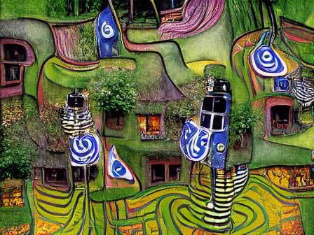 Fairytale Village in Hundertwasser Style