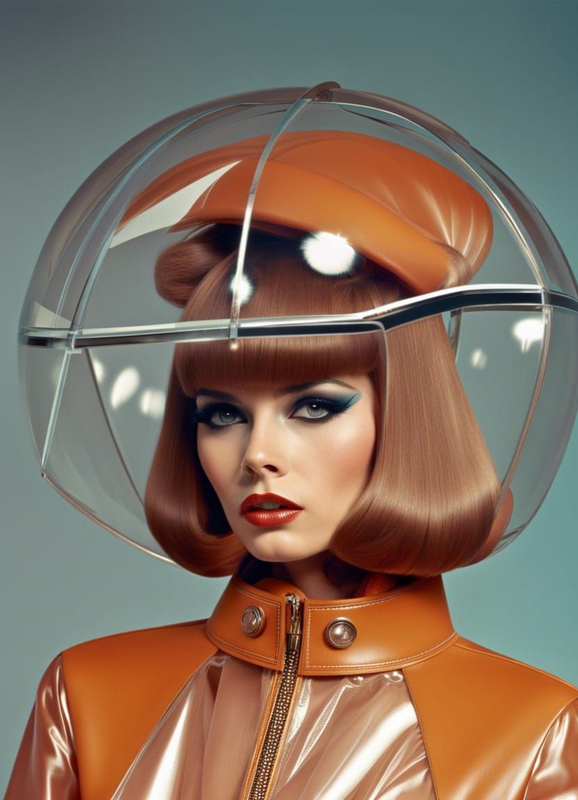 Kitschcore Retrofuturistic Fashion in 1960s Style