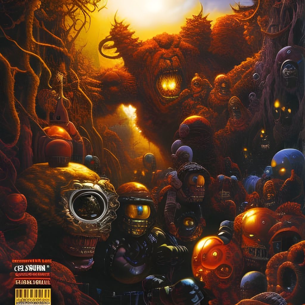 Apocalyptic Comic Book Art in 8k Resolution