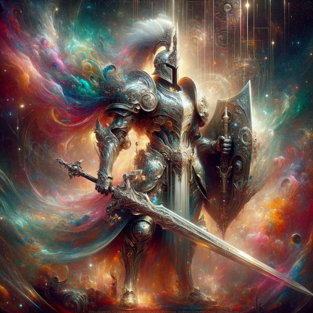 God of Purity in Shining Armor with Greatsword