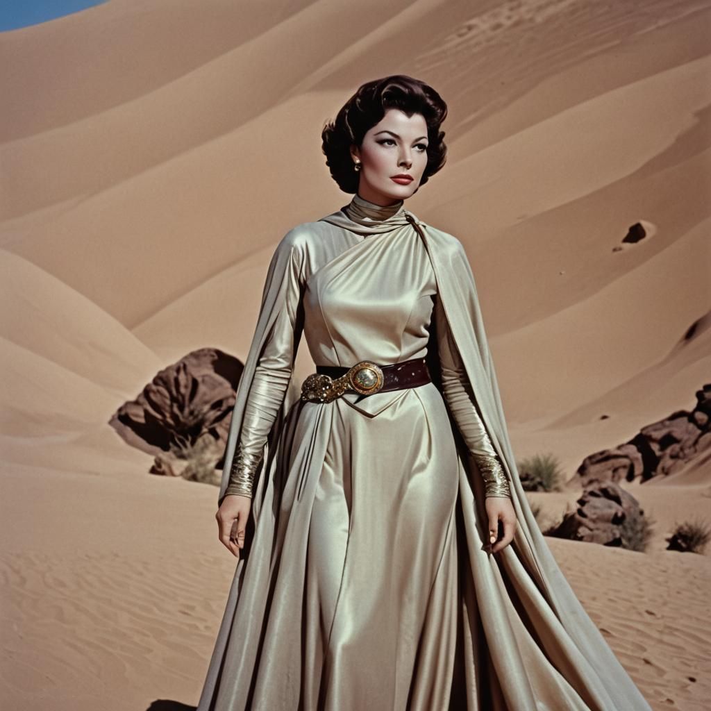 Ava Gardner as Lady Jessica in Retro Sci-Fi Dune