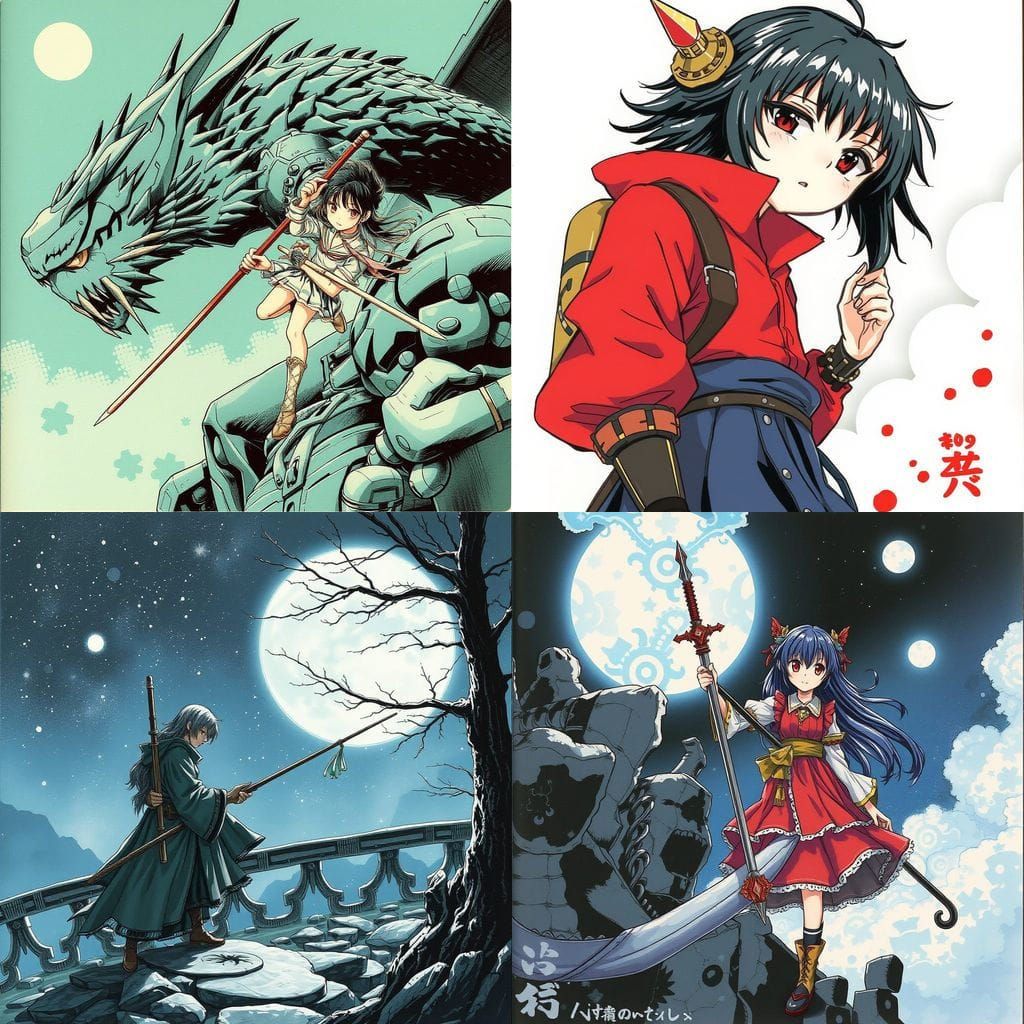 Ethereal Fantasy Art in Amano Style