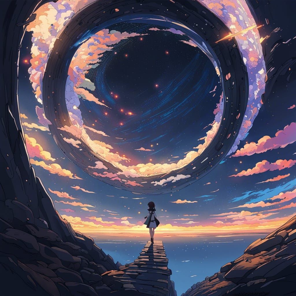 Interstellar Portal to a Black Hole