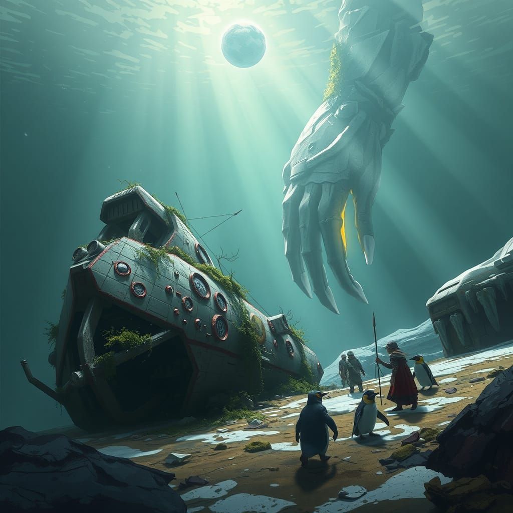 Haunting Concept Art: Forgotten Technology Reclaimed