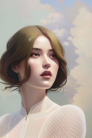 Striking Portrait with Dynamic Lighting