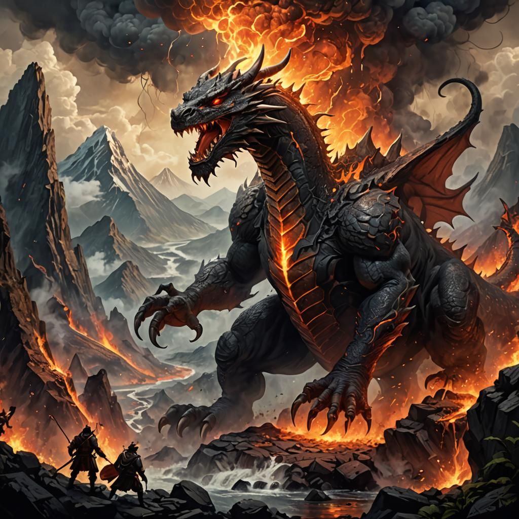 Volcanic Dragon Lair Adventure