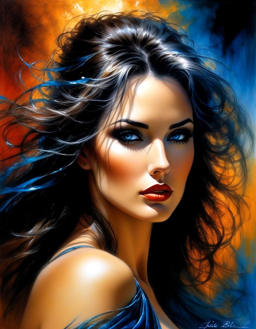 Sensual Female Figure in Fantasy Art Style