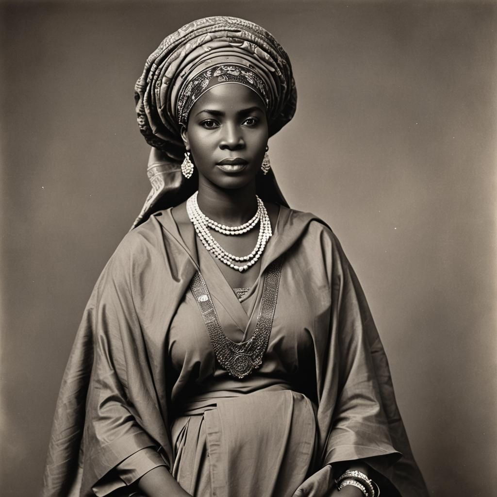 Fula Princess: Detailed Matte Painting in Unreal Engine 5