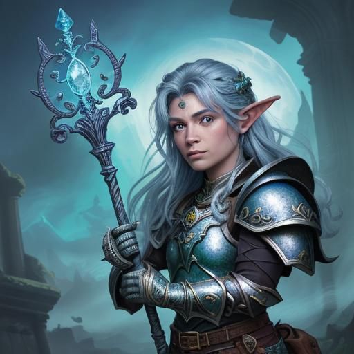 Elven cryomancer