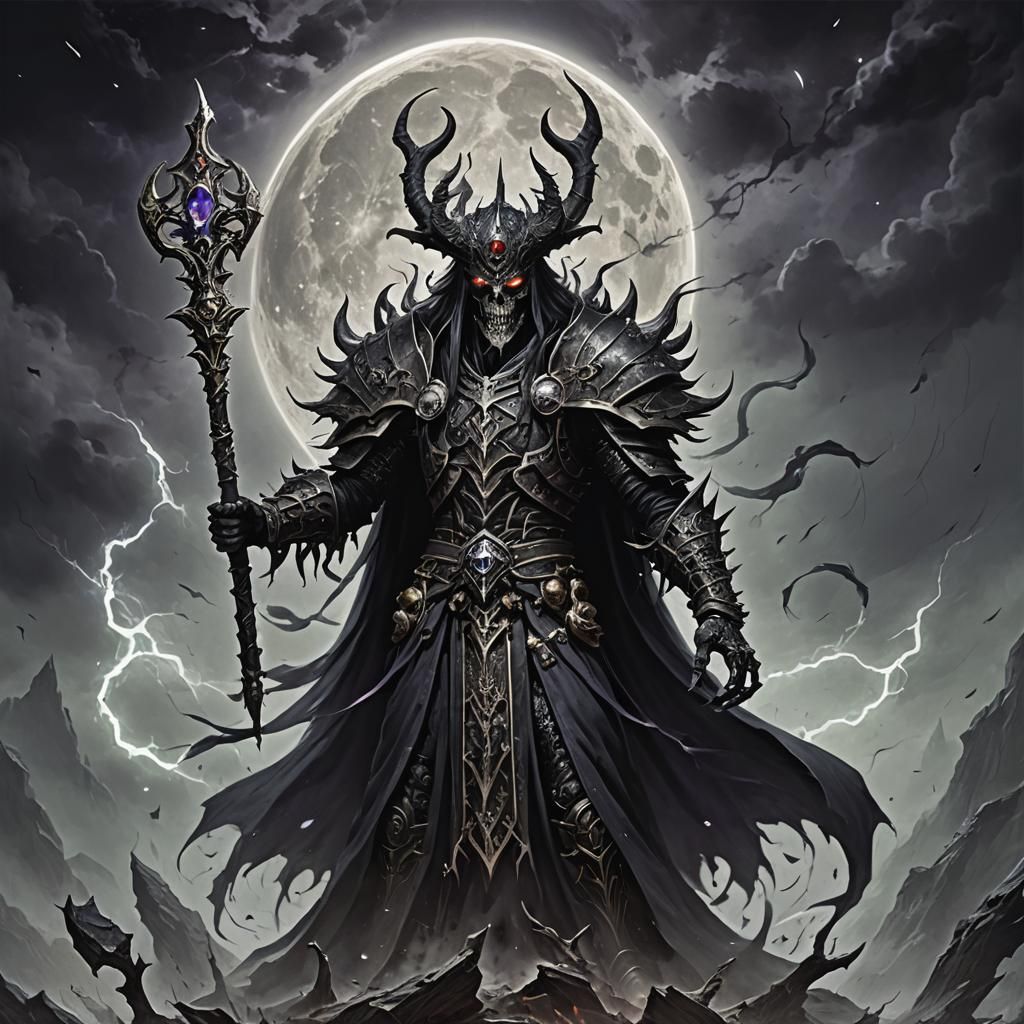 Kaelar Moonlord: Dark Lich Spellcaster