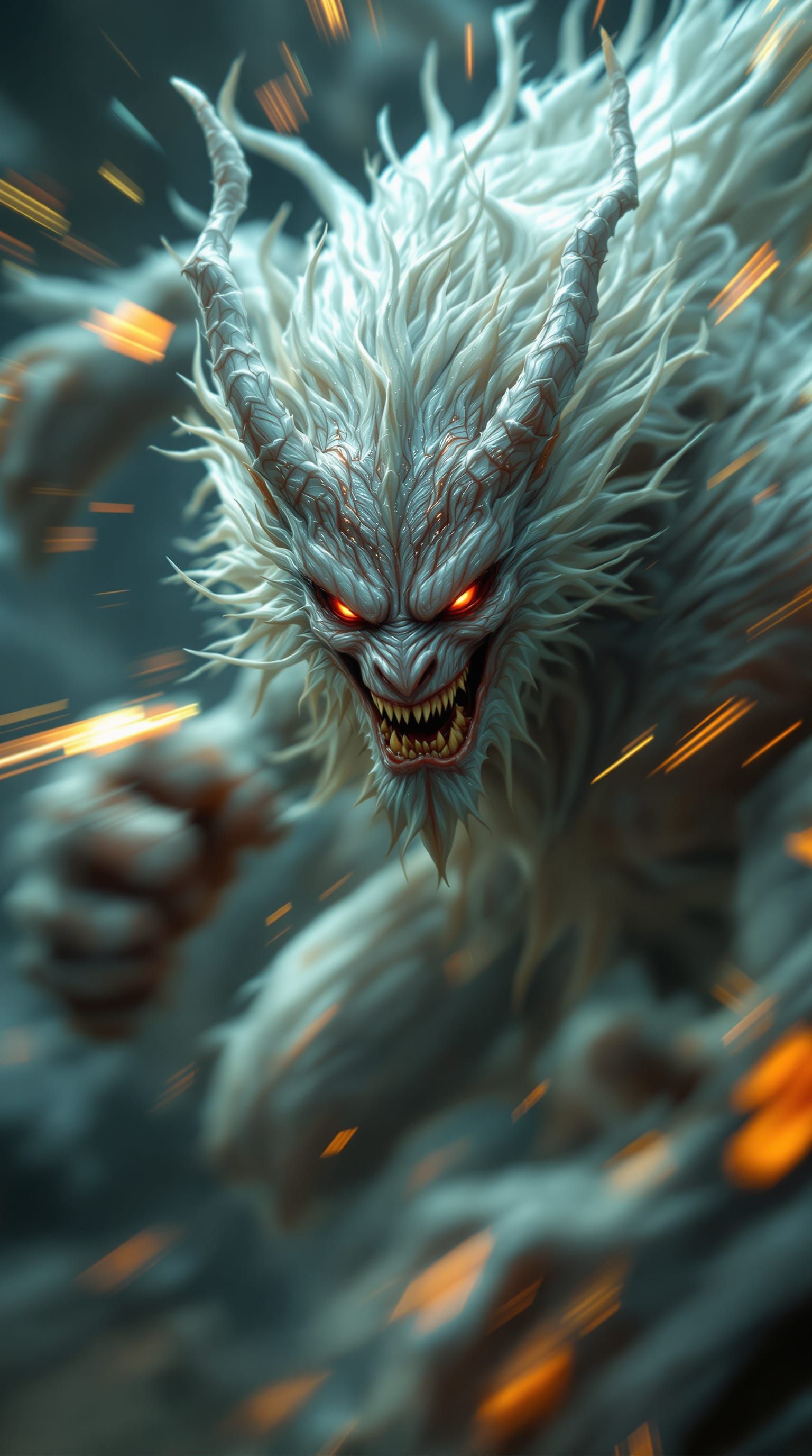 Mythical Creature in Dynamic Action Pose