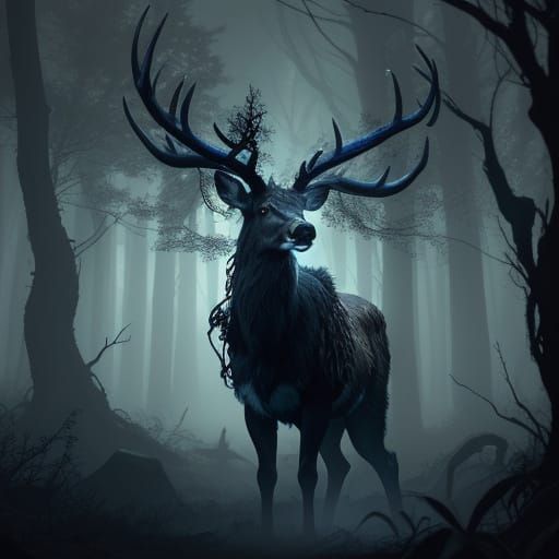 The Hollow Lord in Haunting Dark Fantasy Concept Art