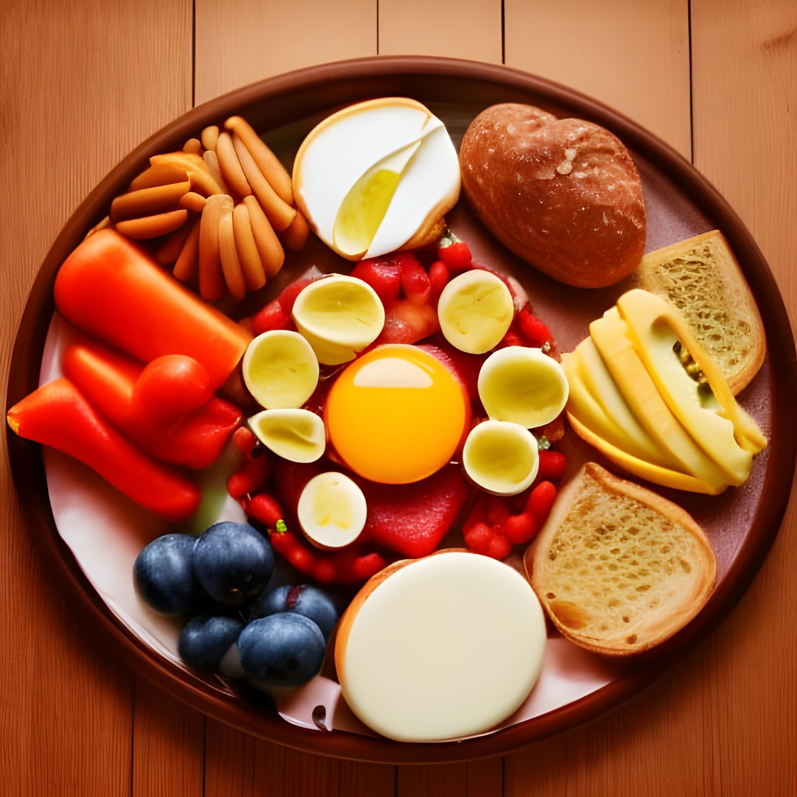 Delicious Breakfast Platter in Ultra HD