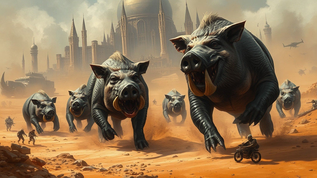 Menacing Warpigs Rampage Through Steampunk Wasteland