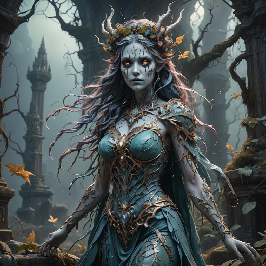 Ethereal Ghost Nymph Fantasy Concept Art