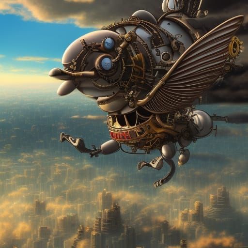 Huge Mechanical bird