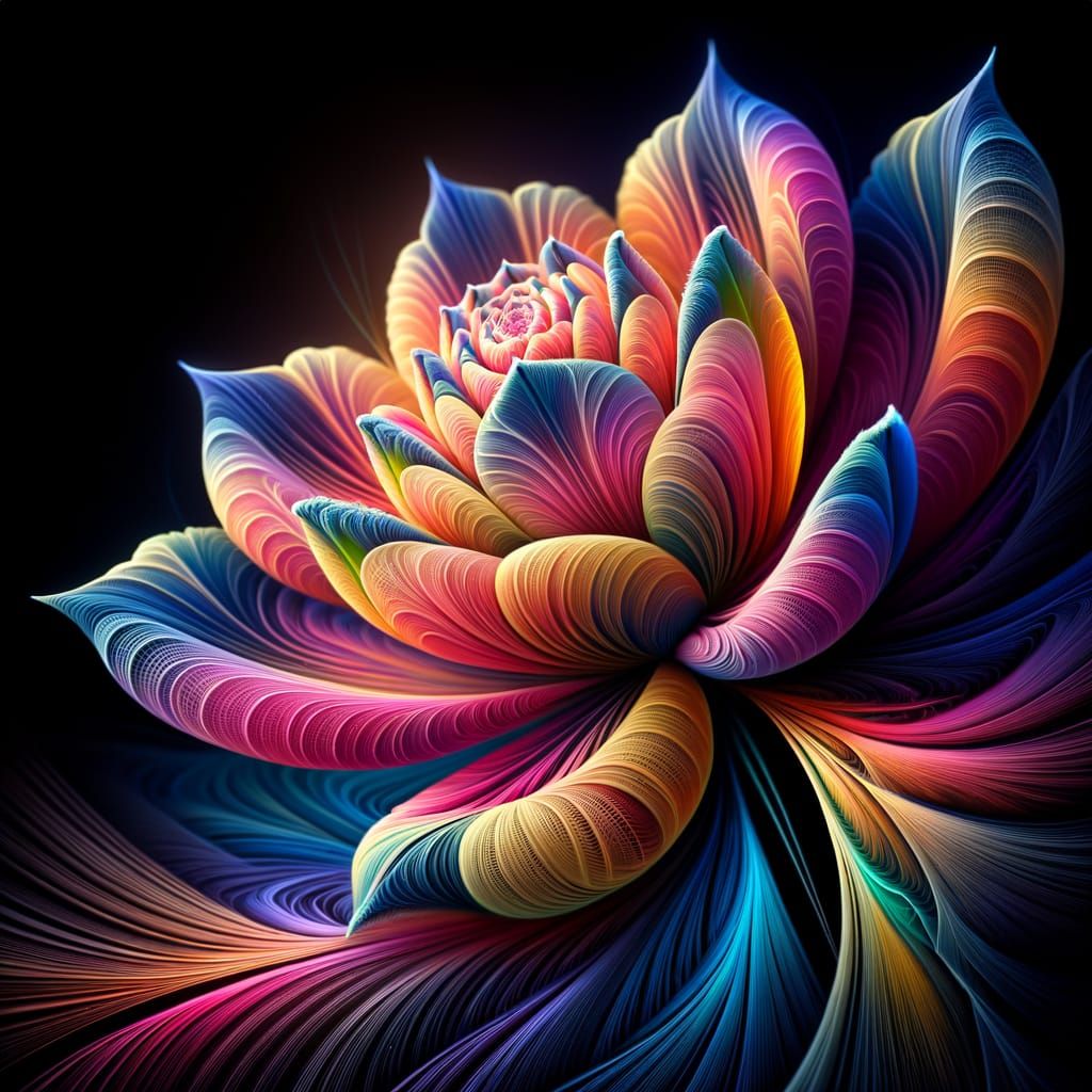 Vibrant Dreamflower Blooms in Ethereal Glory