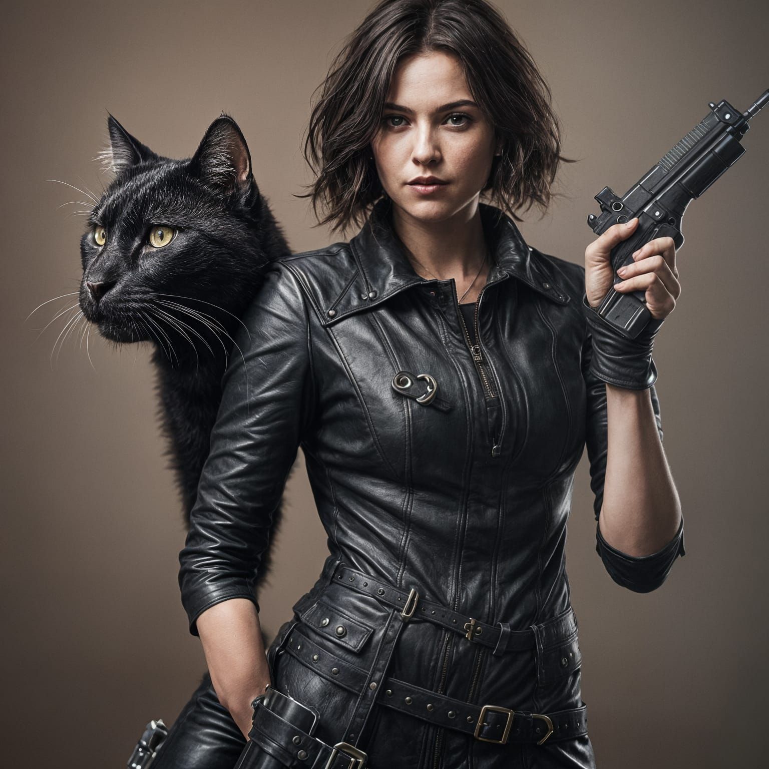 Fierce Cat-Lady Unleashes Her Inner Warrior