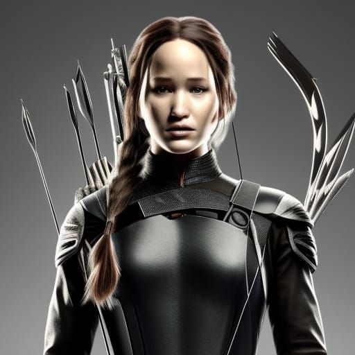 Mockingjay Pin in 3D Game Cinematic Style