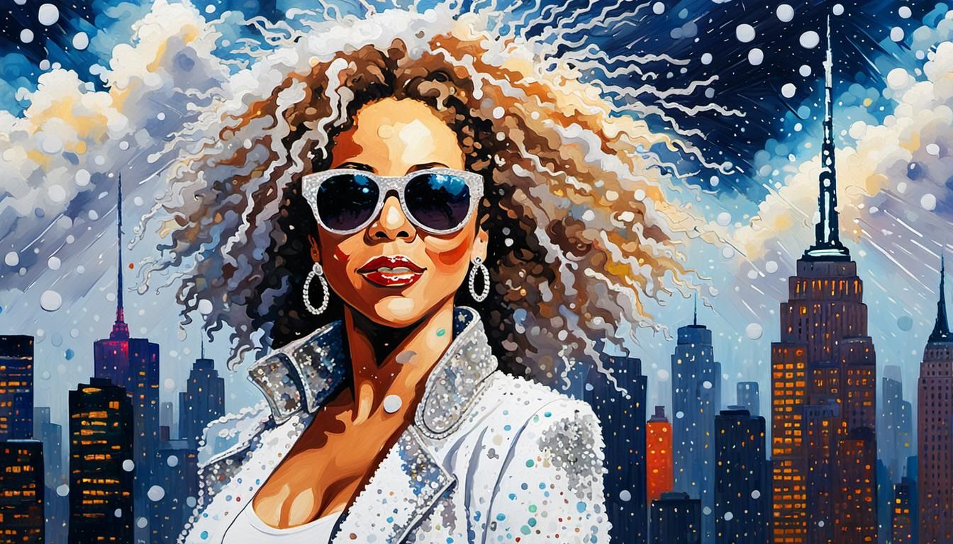 Mariah Carey Pop Art Portrait in New York City